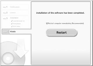 התקנת התוכנה חלונות הכנס את הדיסק המצורף אל כונן התקליטורים של המחשב.