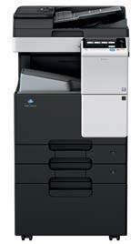 מכונות הדפסה וצילום משולבות שחור לבן קבוצות עבודה גדולות דגם: BIZHUB 367 צילום, הדפסה, סריקה ואופציה לפקס מהירות הדפסה: 36 דפים לדקה עומס עבודה: 15,000 בחודש קיבולת נייר: 2 מגשי נייר 500 דף + בייפס