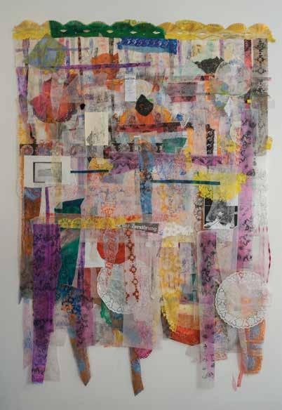 Belle Shafir, Tapestry I, 2016, collage,
