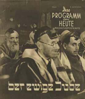 651 of "Das Programm von Heute" dedicated to the anti- Semitic propaganda film "The Eternal Jew" directed by Fritz Hippler. Includes general information about and images from the film.