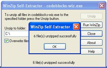 Code::Blocks אם לא, יש לתקן זאת )ע"י כתיבה ידנית או ע"י כפתור ה- Browse ליד(.