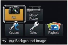 הגדרת איכות התמונה ומאפיינים הקשורים בצילום וידיאו. תפריט משתמש להגדרת אופן הפעלת המצלמה. בחירת לחצנים הפעלה ומסכים בהגדרה אישית.