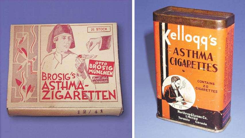 1800 s Asthma Cigarettes Made from leaves of Datura