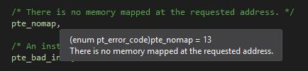 הוספת תמונת זיכרון ל- Decoder ניתן לראות בצילום המסך לעיל שכעת מקבלים שגיאה אחרת detected No instrumentation והפונקציה pt_blk_next שתפקידה להחזיר את ה- block basic הבא ב- traceמחזירה שגיאה 13-.