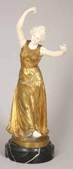 )1865-1933( Debut פסל ברונזה vielle. Joueur de בדמות ילד מנגן. חתום.