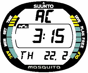 2.3. מגעים רטובים ה- Mosquito מופעל באופן אוטומטי בעת הכנסתו למים. פעולה זו אפשרית בזכות השימוש במגעים רטובים. מגעים אלו כוללים את קטבי ממשק המחשב האישי וארבעת הכפתורים הלחיצים (תרשים 2.2.).