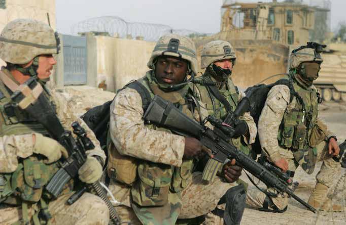 חיילים אמריקנים במבצע "חופש לעיראק", 2003.