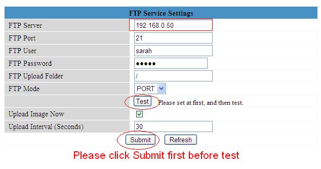 איור 1.11 איור 1.11 שרת :FTP במידה ושרת ה- FTP שלכם מוגדר ב-,LAN אתם יכולים לבצע קביעה כמו באיור 1.13.