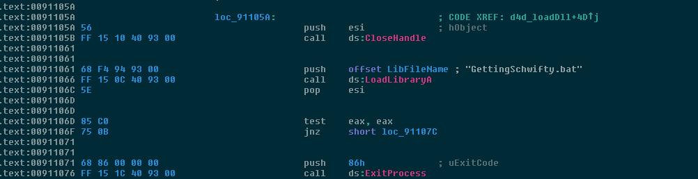 קיבלנו קובץ.DLL ה- Hash הסיסמא שהכנסנו הוא המפתח כדי לפענח את הקובץ.DLL יש דרך לדעת מה היה ה- Hash.