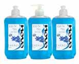 מוצרי ניקיון טואלטיקה מוצרי ניקיון מוצרי חיטוי * מקביל ביעילותו לאלכוהול ג'ל שלישיות סבון לשטיפת ידים כחול מק"ט: 1309031315 ברקוד: