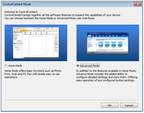 (Windows ) סריקת מסמך כקובץ PDF באמצעות ControlCenter4 )למידע נוסף, ראה המדריך לתוכנה ולרשת(. המסכים על המחשב האישי שלכם ישתנו על פי הדגם שלכם. סעיף זה מבוסס על שימוש במצב Advanced Mode של.