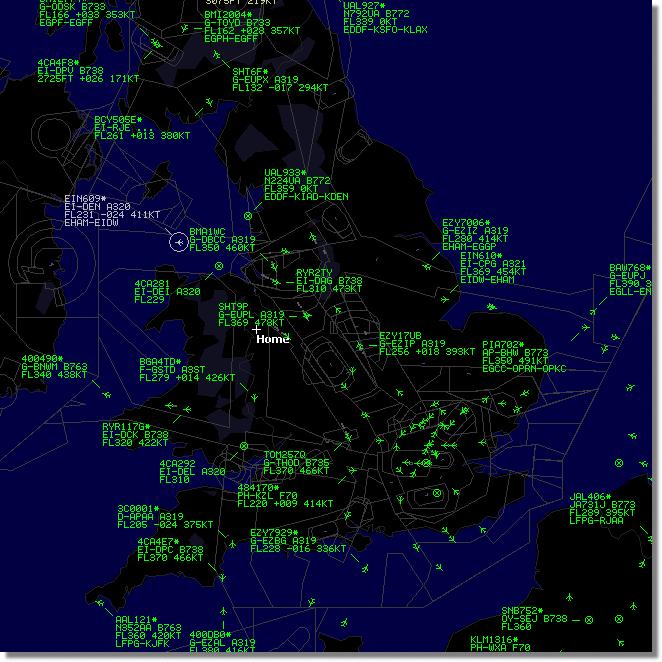 AirNav RadarBox Help בתמונה : תצוגת נתונים בזמן אמת ומהרשת. מצא את ההבדלים?איך עובדת תצוגת המפה עם תערובת של טיסות חיות ומידע מהרשת המעוכב ב 5 - דקות.