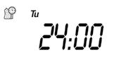 7. קביעת השעה והתאריך הבקר יכול להציג את השעה בפורמט של 12 או 24 שעות. שינוי פורמט הצגת השעה נעשה במסך הראשי: 1. החזק את מקש ה- לחוץ למשך שלוש שניות עד שסמליל השעה והתאריך מחליף את פורמט השעה.