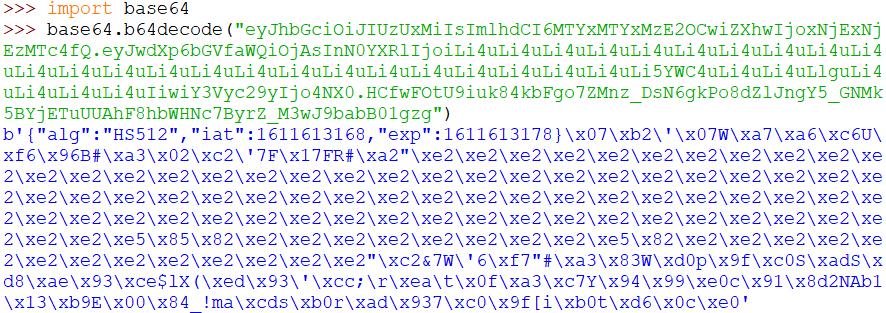 אם קיבלנו שוב,Token כנראה שזה לא רק אמצעי אימות... ננסה לפענח את ה Token- הזה, ממבט ראשון זה מאוד מזכיר,Base64 ננסה לראות מה מקבלים אחרי :decode נשים לב להתחלה של ה.