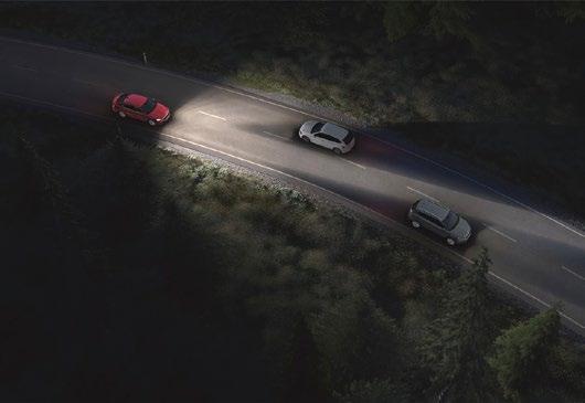 טכנולוגיית Matrix המאפשרת "מיסוך" אוטומטי של רכבים ממול או רכבים מלפנים במצב של "אור גבוה".