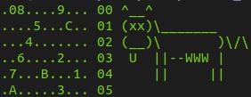 def get_string(i): ) arr_slice = get_arr_slice(i )] xor(arr_slice, 11, arr_slice[11 ))] return (bytes(arr_slice[0:11 arr = get_data(0x4060, 96) # array from which we get the strings ] addresses =