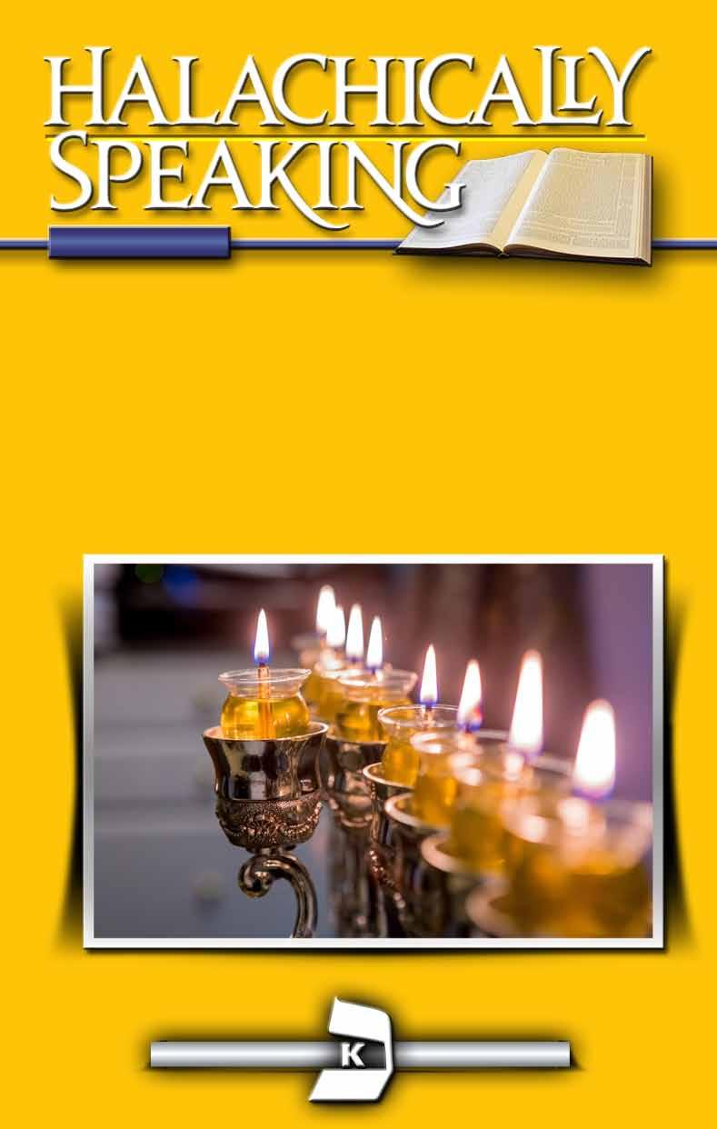 Volume 16 Issue 2 TOPIC Chanukah Lighting