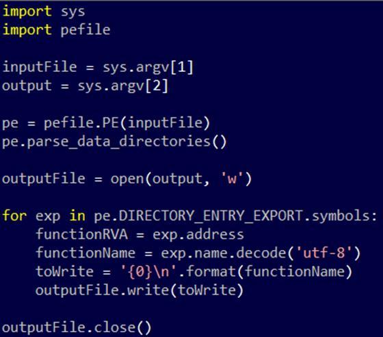 לכך נצטרך : לבצע Dump ל ntoskrnl.exe- מהזיכרון. לפרסר את ה Export-Directory- של ntoskrnl.exe ולמצוא את השם של כל אחת מן ה - ExportFunctions של ה.