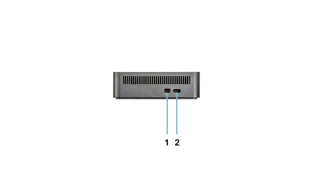 איור 2. מבט מלפנים יציאת USB 3.1 דור 1 /דור Type-C 2 1 יציאת USB 3.