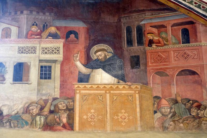 Neroccio di Bartolomeo, Sermon of San Bernardino in the Campo Siena Museo Capitolare.