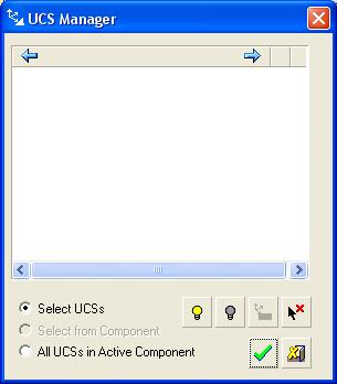 Filter UCS.3 בשלב זה מוצגות מספר מערכות צירים באיזורים שונים בחלק, מאחר ורק אחת מהן חשובה MODEL( ) UCS לצורך העבודה אפשר להסתיר את המיותרות. נשתמש ב UCS FILTER כדי לשלוט בתצוגה של מערכות הצירים.