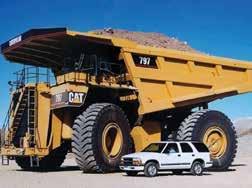 הוא מיועד למשאיות הענקיות, שפועלות בעיקר במכרות פתוחים.