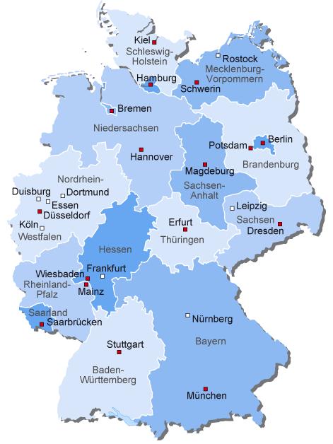 Bremen 11% - 1,044 units Kiel 7% - 725 units 100 עד 250 אלף תושבים