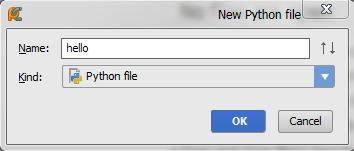 PyCharm ומהתפריט נחבר ב- file, לאחר