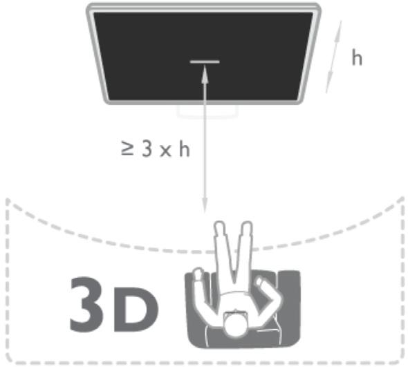 משקפיים 3D פסיביות כלולות באריזת הטלוויזיה. לרכישת זוג נוסף של משקפיים פסיביות 3D של פיליפס מסוג DPTA417 או PTA426 (נמכרים בנפרד). משקפי 3D אחרים ייתכן שלא יפעלו. 5.