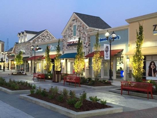 מרכז הקניות נמצא בעיר ) Simon Township, NJ במרחק 20 דקות נסיעה מפילדלפיה. מרכז הקניות נפתח ביום 13 באוגוסט 2015 וכולל למעלה מ- 90 חנויות וביניהן: Guess, Nike, Kenneth Cole, Armani, Banana Republic,.