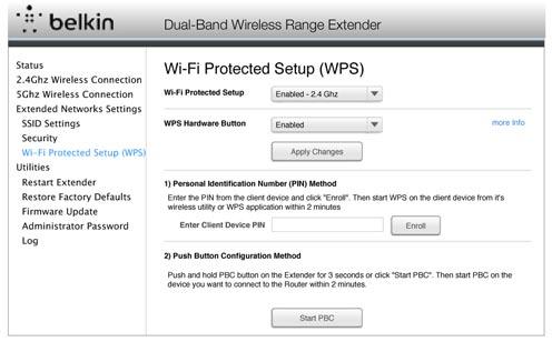 הגדרות מתקדמות שימוש באבטחת Wi-Fi Protected Setup חברת Belkin ממליצה להשתמש באבטחת WPA2 כדי להגן על הרשת האלחוטית שלכם.