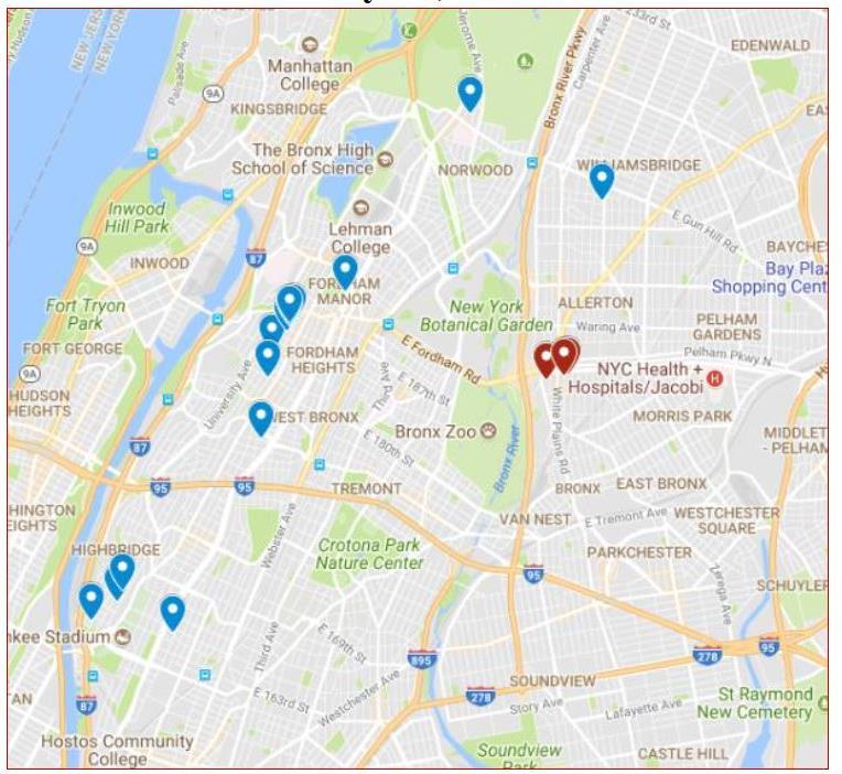 תיק הנכסים ברובע Bronx רובע ברונקס הוא הרובע האחרון הנחשב כ- Affordable בניו יורק ובעל נגישות תחבורתית מעולה.