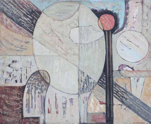 .177 אביגדור לואיזאדא )1905-1987( ללא כותרת / שמן על בד / 82X100 ס מ חתום Avigdor