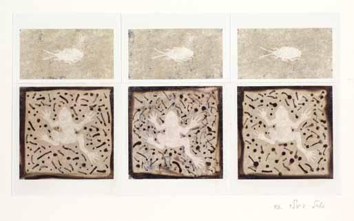 Morel Derfler (1956-2001) Frogs / 1993 / Processed photograph / 30X56 cm / Signed and dated Provenance: Collection of Arnie