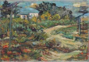 אברהם גולדברג )1906-1980( דמות / רישום דיו / 34X20 ס מ / חתום 2.