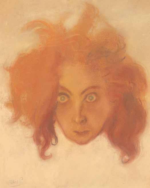 Abel Pann (1883-1964) David / Pastel on paper mounted on cardboard / 40X32 cm / Signed Accompanied by a certificate of authenticity signed by Talya Pann Weng, the artist s
