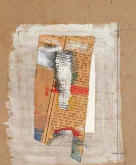 .139 לואיז שץ )1916-1997( ללא כותרת / 1972 / קולאז וטכניקה מעורבת על קרטון / 22X18 ס מ / חתום ומתוארך