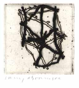 362, illustrated (a different copy). $800-1200 149 Larry Abramson (b. 1954) Two etchings 1. Untitled / Etching / 6X6 cm Signed 2.