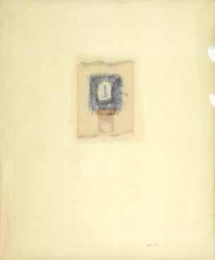 .156 יוכבד וינפלד )נ. 1947( ללא כותרת / 1974 / טכניקה מעורבת על נייר מילימטרי / 84X70 ס מ / חתום ומתוארך מקור: גלריה דבל, ירושלים.