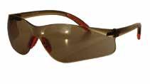 משקפי מגן מסגרת שחור מטלי אפשרות לזרועות או גומי Safety Glasses with