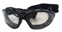 4001319 משקפי מגן פשוטות עם עדשות נגד אדים/ערפל Simple Safety Glasses with