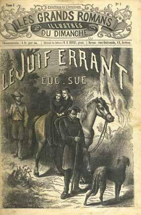 Presented here are issue 1-97 (1st and 2nd year), which include the story Le Juif Errant [the wandering Jew], a novel by Eugène Sue. 416; 360 pp, 29.5cm. Original binding.