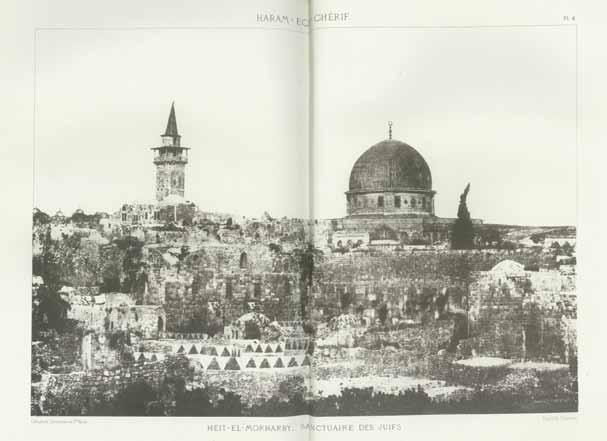 צילום Photography 23. מחקר בנושא הר הבית, הדפסי-תצלומים מאת אוגוסט זלצמן - צרפת, 1867 Mémoires de L'institut Impérial de France, Académie des Inscriptions et Belles-Lettres, Tome vingt-sixième.