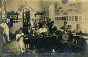 Eretz Israel, [1910s]: Petach Tikva, Granary Meeting. I.M. Shasha- Halevi printing, Petach Tikva, Eretz Israel. Petach Tikva, Packaging Oranges. I.M. Shasha-Halevi, Petach Tikva, Eretz Israel.