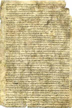 312. Remnants of Manuscript from Eastern Scholars 16th-18th Century Varied collection of remnants of ancient manuscript leaves removed from the binding geniza, in Oriental handwriting.