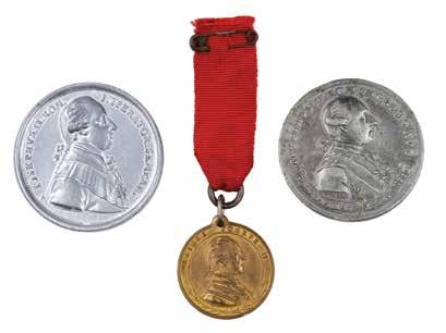143 143. Three Medals Edict of Tolerance - Emperor Franz Joseph II 1782, 1882 1-2.