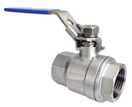 ברזים כדוריים 2-PC. SCREWED END BALL VALVE ברז כדורי מעבר מלא ללא הכנה למפעיל 2013ND 2006S FEATURES Full port, 1/4"~3" (DN8~DN80) W. P.: 1000 WOG(PN63) W. T.
