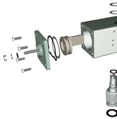 מפעילים פנאומטיים Pneumatic Actuator HTD032 Parts List מפעיל פנאומטי אויר-אויר HTD ~ 032 Item Description Material Protection Q'ty Optional 1 Actuator Body Extruded Alluminum Alloy Hard Anodized
