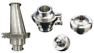 אביזרי מזון Valve) Non Return Valve (Check שסתום אל-חוזר Check Valve Materials Steel parts Stainless steel SS316(L) Seal rings EPDM Rubber or Silicone/Viton (FKM) Finish: OD= > 0.8, ID = > 0.8 or 0.