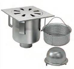 074 GULLY 300X300 WITH SEPARATED BASKET OUTLET